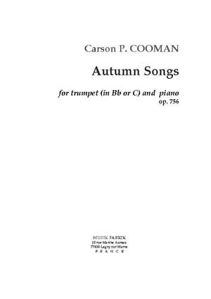 Carson Cooman: Autumn Songs