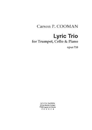 Carson Cooman: Lyric Trio