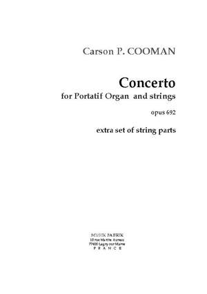 Carson Cooman: Concerto for Portatif Orgue et Strings