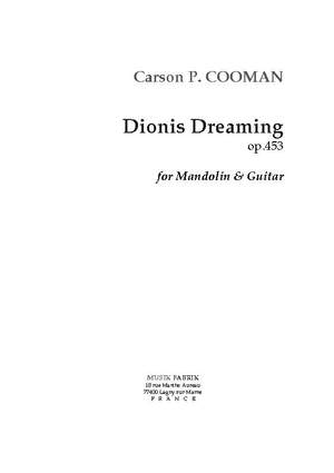 Carson Cooman: Dionis Dreaming