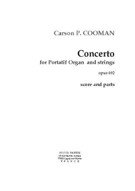 Carson Cooman: Concerto for Portatif Orgue et Strings