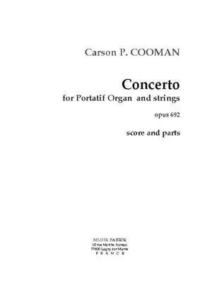 Carson Cooman: Concerto for Portatif Orgue et Strings