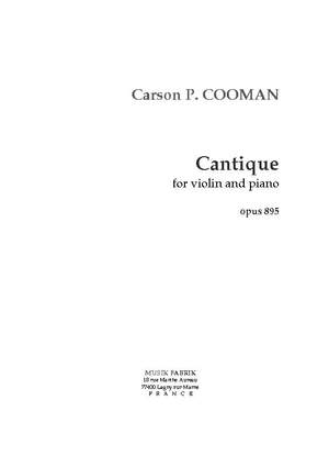 Carson Cooman: Cantique