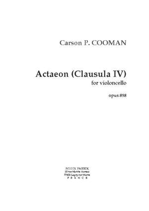 Carson Cooman: Actaeon (Clausula IV)