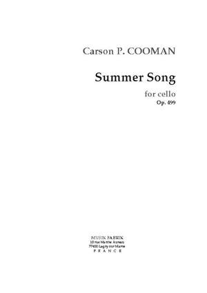 Carson Cooman: Summer Song