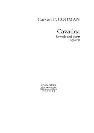Carson Cooman: Cavatina
