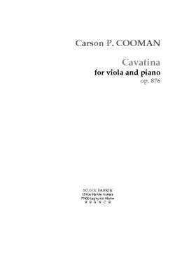 Carson Cooman: Cavatina