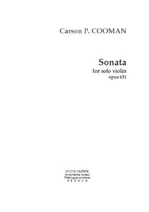 Carson Cooman: Sonata