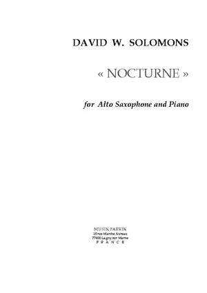 David W. Solomons: Nocturne