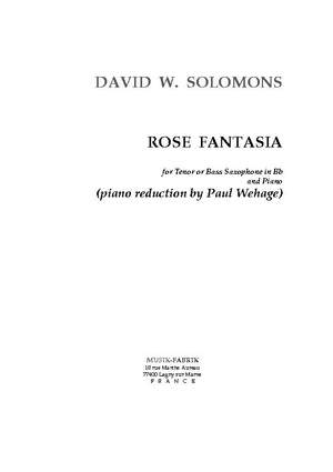 David W. Solomons: Rose Fantasia