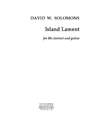 David W. Solomons: Island Lament