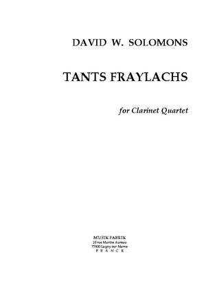 David W. Solomons: Tants Fraylachs (Style Klezmer)