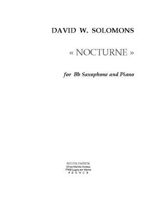 David W. Solomons: Nocturne