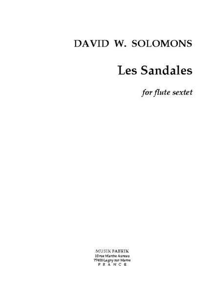 David W. Solomons: Les Sandales
