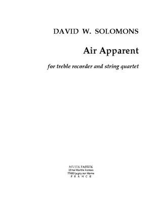 David W. Solomons: Air Apparent