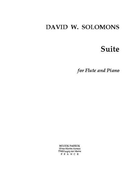 David W. Solomons: Suite