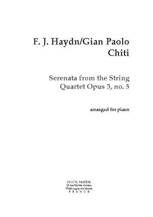 F. J. Haydn/G. P. Chiti: Sérénata from String Quartet Opus 3, no 5