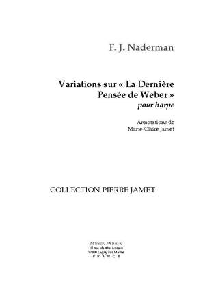 F. J. Naderman: Variations sur la Dernière Pensée de Weber