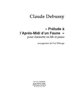 Debussywehage: Prélude à L'Après-Midi d'un Faun