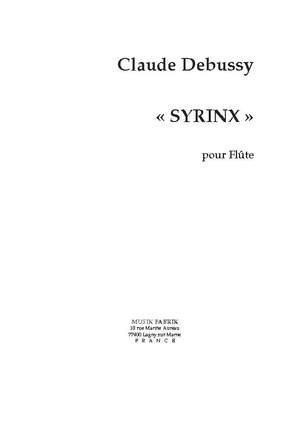 Debussywehage: Syrinx