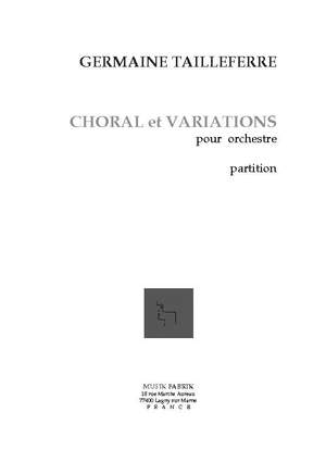 G. Tailleferre: Choral et Variations - Orchestrel version