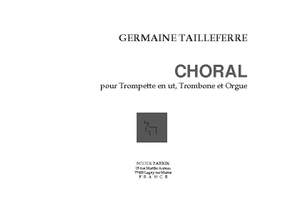 G. Tailleferre: Choral for Orgue with Optional Brass