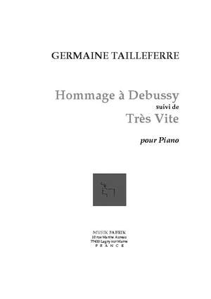 G. Tailleferre: Hommage à Debussy/Très Vite
