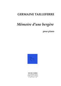 G. Tailleferre: Mémoire d’une bergère