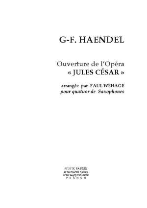 G. F. Haendel: Ov Guilio Cesare