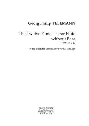 G. P. Telemann: 12 Fantaisies (Flûte)