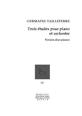 G. Tailleferre: Trois Etudes