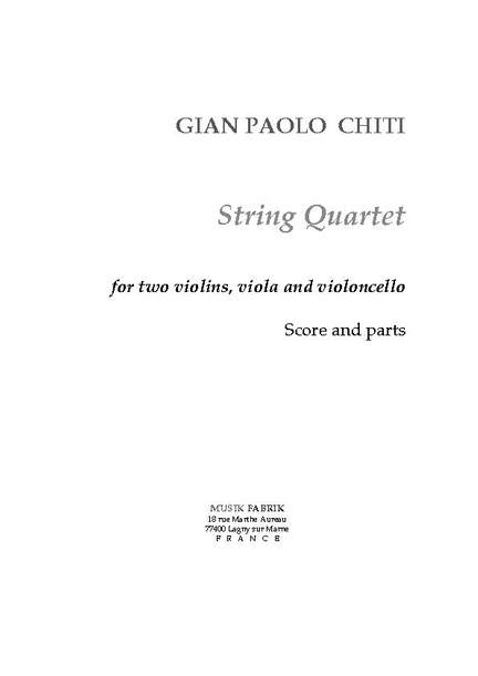 Gian-Paolo Chiti: String Quartet