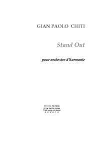 Gian-Paolo Chiti: Stand Out