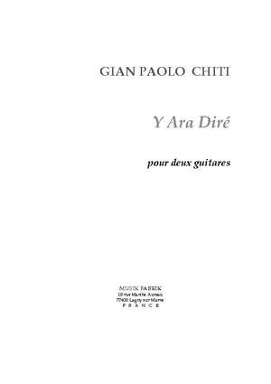 Gian-Paolo Chiti: Y Ara dirè