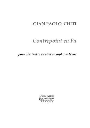 Gian-Paolo Chiti: Counterpoint in F