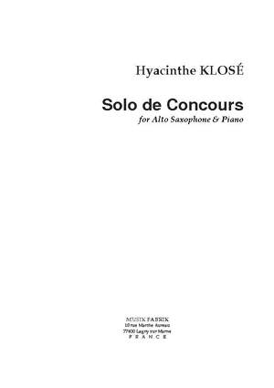 Hyacinthe Klosé: Solo de Concours