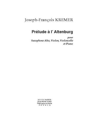 J.François Kremer: Prelude de L'Altenburg