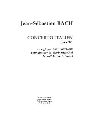 J.S. Bach: Italian Concerto BWV 971