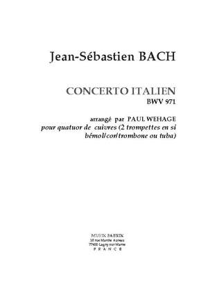 J.S. Bach: Italian Concerto BWV 971