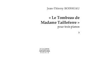 J.-Th. Boisseau: Le Tombeau de Madame Tailleferre