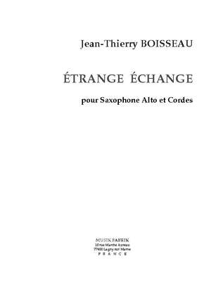 J.-Th. Boisseau: Étrange Échange
