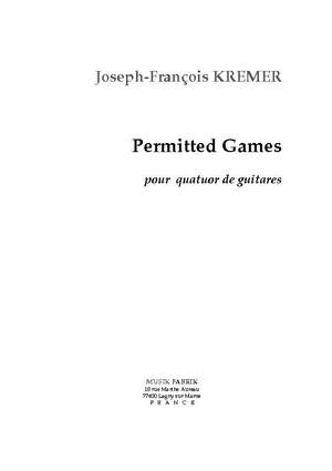 J.François Kremer: Permitted Games
