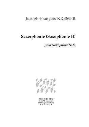 J.François Kremer: Sazerphonie (Saxophonie II)