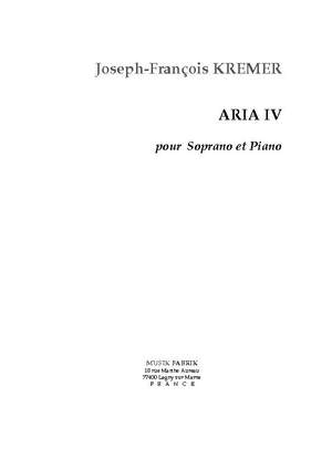 J.François Kremer: Aria 4