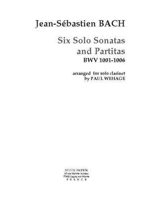 J.S. Bach: Sonatas/Partitas (vln) BWV 1001-1006