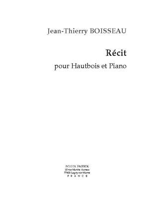 J.-Th. Boisseau: Récit pour Hautbois et Piano