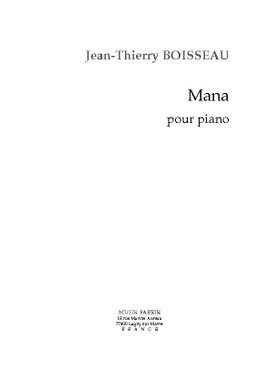 J.-Th. Boisseau: Mana