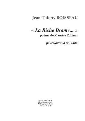 J.-Th. Boisseau: La biche brame, poème de M.Rollinat