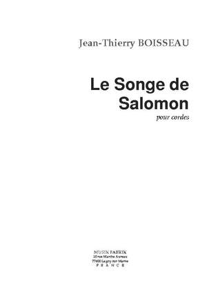 J.-Th. Boisseau: Le Songe de Salomon