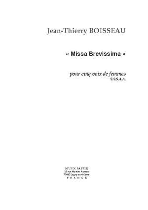 J.-Th. Boisseau: Missa Brevissma